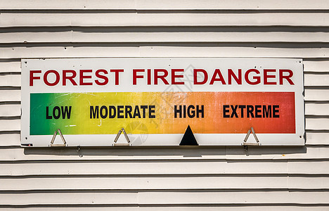 森林火灾危险标志图片
