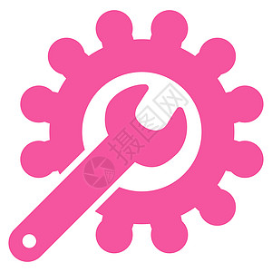 自定义图标机械粉色工作作坊机器锤子工程车轮引擎力量图片