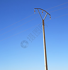非洲摩洛哥能源和经销铁柱的电线杆绝缘子力量木头工程天空金属电缆电压电报活力图片