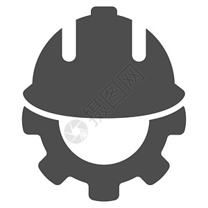 开发图标帽子商业技术配置服务承包商头盔工作齿轮进步图片
