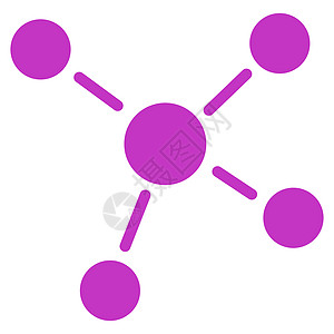 链接图标营销紫色节点界面社会导航网络社区团队中心图片