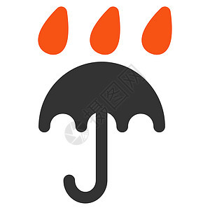 雨保护图标灰色安全保险风暴气候天气预报阳伞气象雷雨图片