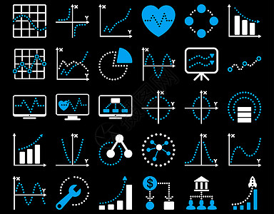 点形图表图标数据库中心盒子控制顾客酒吧报告电脑生物气泡图片