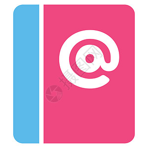 电子邮件图标地址簿教科书邮件字典教育蓝色字形钱包垃圾邮件出版物图片