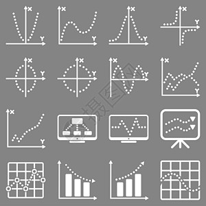Dotted 光栅插图商务图标功能图标集报告活力推介会监控数据背景市场制度图片