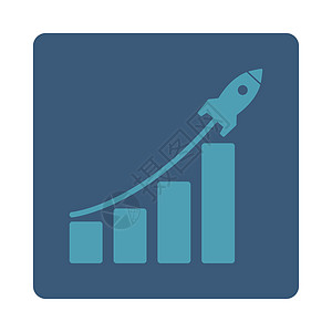 启动开始销售图标火箭进步发射按钮支付成功公司数据统计投资图片