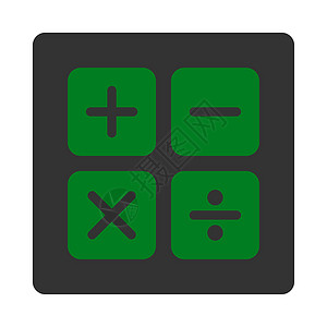 计算计算器图标帐户商业乘法操作界面正方形数字数数键盘按钮图片