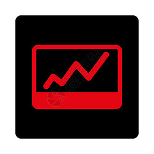 股票市场图标金融进步监视器商业按钮展示数据桌面股市屏幕图片