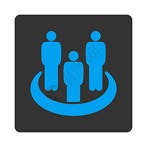 社会群体图标社交团队家庭成员客户会议公司人群用户按钮图片