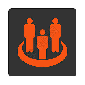 社会群体图标灰色简介社区公司家庭按钮字形客户男人团体图片