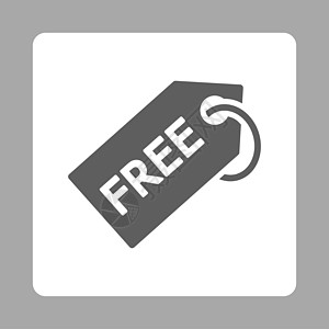 Free标签图标营销价格徽章商业字形折扣免费报酬广告促销图片