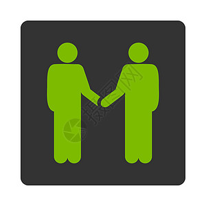 协议图标按钮正方形男人商业会议团体联盟社区合作公司图片