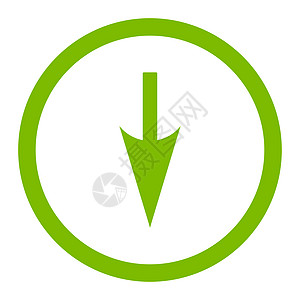 Sharp 向下箭平板绿色绿色生态颜色图片