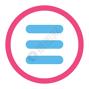 堆叠扁平的粉色和蓝色圆形光栅图标物品清单图层结盟幻灯片字形工具线条项目飞机图片