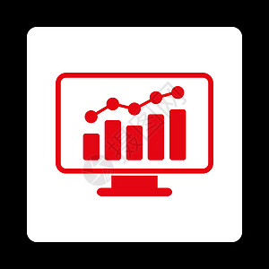 运势图监测图标利润报告饼形电子数据监控电脑电视进步销售量背景