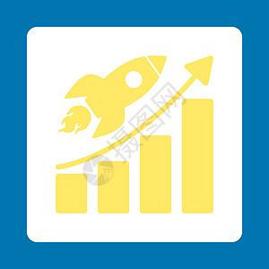 启动启动图标科学报告统计公司销售量字形生长技术黄色商业图片