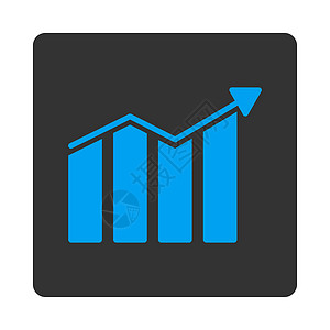 趋势图示图标图表统计蓝色信息市场分析销售量字形灰色报告数据图片