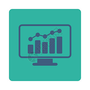 监测图标统计进步电子生长销售量桌面图表电脑金融报告图片