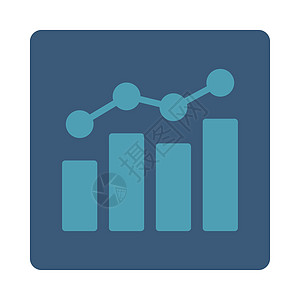 分析图标利润数据报告进步条形金融信息字形统计蓝色图片