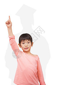 以手举起的快乐学生综合形象女性幼儿园早教男性学校小学教育男人大学孩子图片