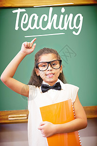 教人如何对付在课堂上打扮成教师的可爱学生黑板幼儿园极客学校知识马甲小学职业混血早教图片