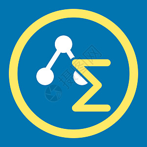 分析图标化学品蓝色数学计算公式字形解决方案圆圈链接背景图片