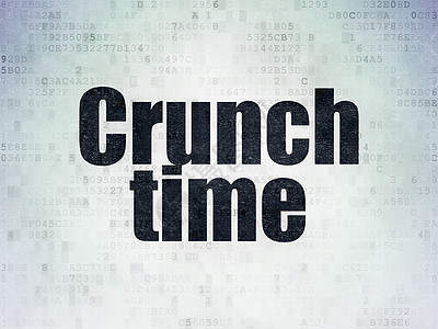 商业概念 数字文件背景的Crunch时间公司品牌老板领导者电脑成功投资咨询团队营销图片