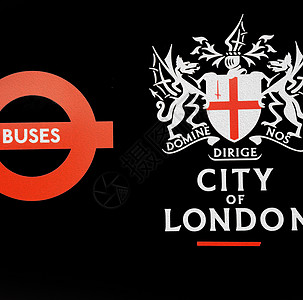 London 英国欧洲的旧运输图标中的信号街注意力盘子公共汽车管子街道安全交通警告城市绘画图片