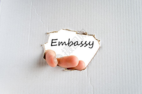 大使馆文本概念护照协议签证学生法律建筑外交官海关老师假期图片