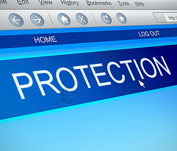 保护概念风险预防技术截图守护插图网络犯罪保险屏幕图片