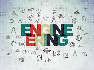 科学概念 数字纸工程背景情况程序技术创新软件绘画知识勘探教育实验室物理图片