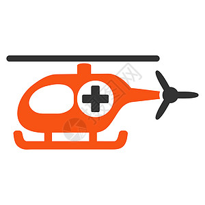 医疗直升机图标运输速度航班旅行飞机车辆字形医院灰色援助图片