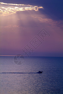 日落在海面2图片