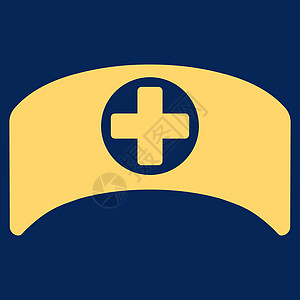 Cap医生章图标保健帽子护理人员健康医疗护士医师救护车卫生字形背景图片