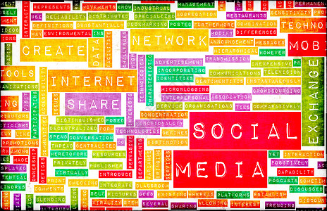 社交媒体机动性网络训练社区服务知识网站朋友们技术营销背景