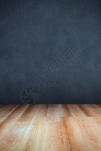 皮革纺织墙壁和木制地板地面房间木头蓝色划痕彩绘笔触木地板插图图片