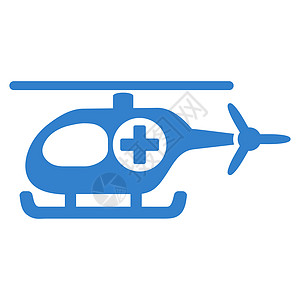 医疗直升机图标旅行航班飞机直升飞机速度医生空气运输字形车辆图片