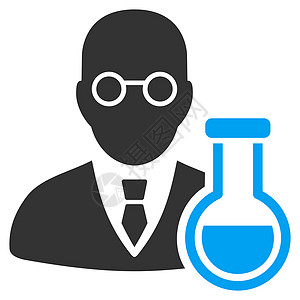 化学化学图标容器医疗烧瓶玻璃实验室科学字形蓝色测试勘探图片