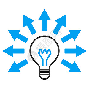 电光灯图标电气电灯力量消毒字形灰色箭头玻璃照明消毒剂图片