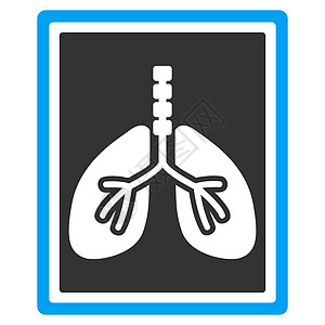 X光照片图标呼吸系统呼吸诊断支气管炎胸部扫描鼻音器官x射线生物学图片