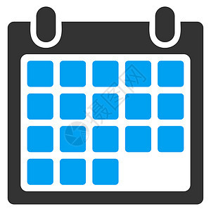 月数图标蓝色时间表日历组织议程字形活页夹灰色日记日程背景图片