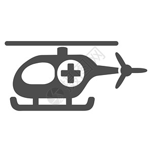 医疗直升机图标速度航班飞机情况车辆旅行空气运输医院字形图片