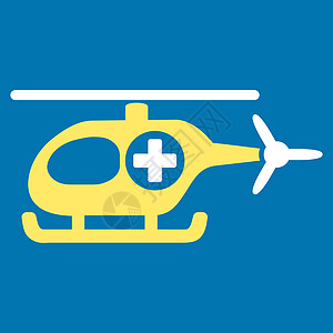 医疗直升机图标情况速度医生援助运输航班飞机直升飞机旅行医院图片