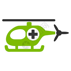 医疗直升机图标灰色情况医院医生运输药品速度旅行航班车辆图片