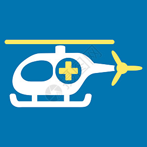 医疗直升机图标车辆速度字形情况飞机白色航班医生运输旅行图片