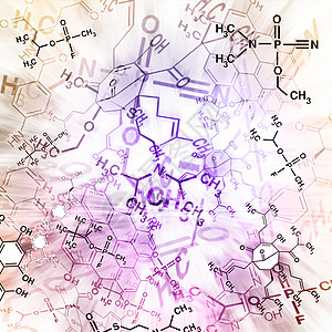 化学技术抽象背景的图像 与学校化学公式和结构的科学墙纸插图实验医疗教育涡流实验室漩涡旋转原子技术图片