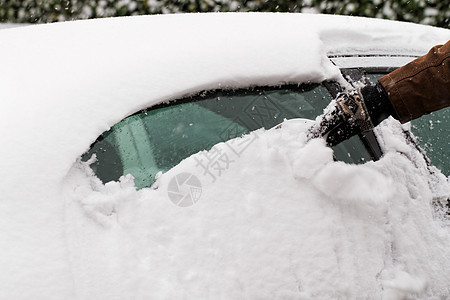 雪车冻结安全手套运输琐事水器挡风玻璃车辆季节天气图片