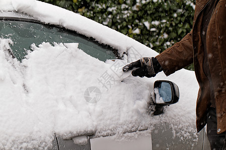 雪车风暴手套车辆风险男人雪花窗户琐事季节汽车图片