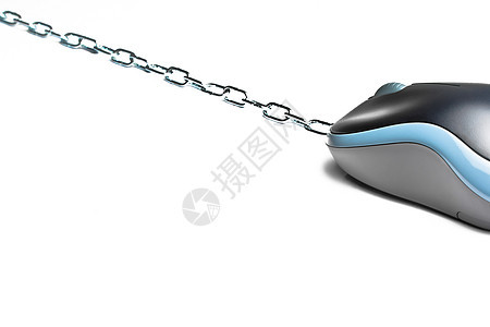 计算机安全概念 接近链的鼠标图片