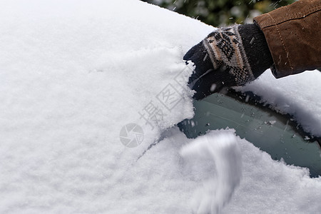 雪车挡风玻璃水器季节风暴雪花琐事车辆温度运输风险图片